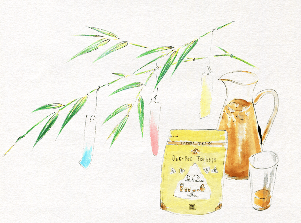 Ice-cold Mugicha for <em>Tanabata</em>