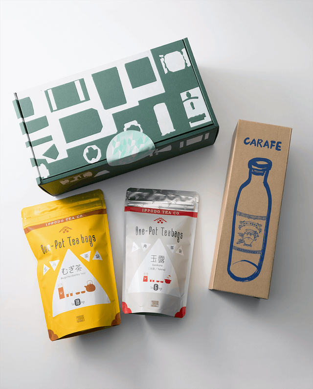 Carafe & One-Pot Teabags Set (Gift wrap not available)