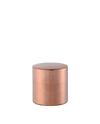 Copper tea canister engraved with Ippodo seal (medium size)
