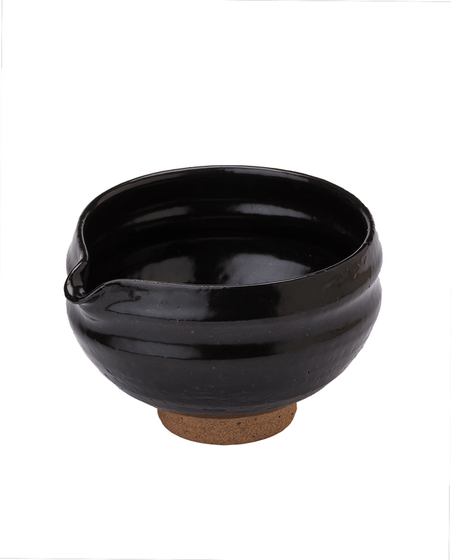 Black Tea Bowl with Serving Spout